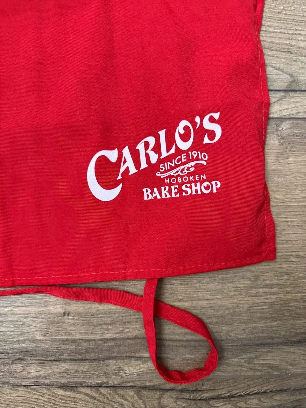 Red 'I'm The Boss!' Cotton Apron